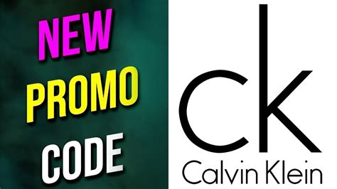 calvin klein promotion code